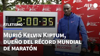 Conmoción en el atletismo tras la muerte de Kelvin Kiptum plusmarquista mundial de maratón  AFP [upl. by Xonk612]