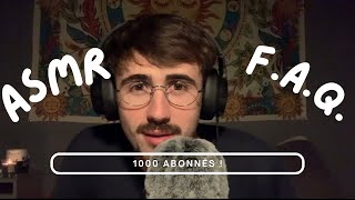 ASMR  MA PREMIÈRE FAQ [upl. by Boyden]