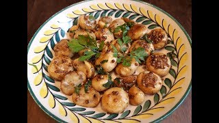 RECETTE de mes CHAMPIGNONS à la CORIANDRE [upl. by Lymann]