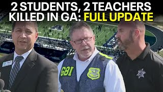 Georgia School Shooting suspect identified 2 students 2 teachers killed  FULL UPDATE [upl. by Joed54]