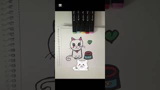 Kolay kedi çizimi drawing rapartistlife art upcomingrapper sketch keşfetbeniöneçıkar keşfet [upl. by Gitel]