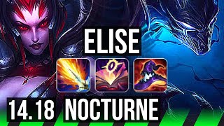 ELISE vs NOCTURNE JGL  1207 Legendary 1100 games  EUW Master  1418 [upl. by Hecker31]