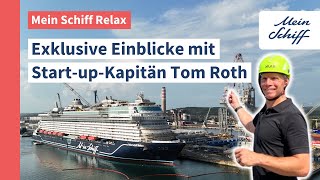 HightechBrücke auf der Mein Schiff Relax Einblicke mit Kapitän Tom Roth [upl. by Adamski528]