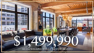 1499990  Love hard lofts This one is for sale  436 Wellington St West Loft 501 Toronto [upl. by Bodi]