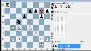 Standard Chess 2 IM Bartholomew vs Kabeltorsk Sicilian Defense [upl. by Hess]