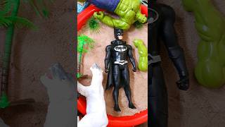 Batman  Hulk is equal to Monster 😱 shorts viralshorts art satisfying oddlysatisfying [upl. by Ellerahs]