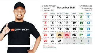 Kalender Desember 2024 [upl. by Butch]