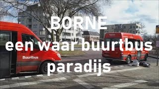 Met de voorlopig gratis nieuwe Buurtbus door Borne  SYNTUS TWENTE [upl. by Bernita]