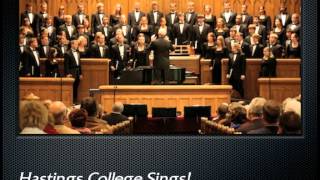 Stanford Jubilate in Bflat The Hastings College Choir [upl. by Townsend]