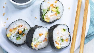 Recette  Kimbap coreen au chèvre [upl. by Balcer]