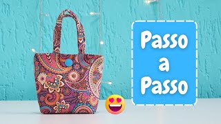 🌟COMO FAZER UMA MINI NECESSAIRE PORTA BATOM LINDA E SUPER FÁCIL 🤩  PASSO A PASSO🌟 [upl. by Idham359]