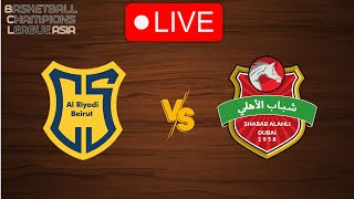 🔴 Live AlRiyadi vs AlAhli Dubai  Asia Champions League 2024  Live Play by Play [upl. by Aniraz]