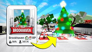 LA NUEVA ACTUALIZACIÓN DE NAVIDAD EN BROOKHAVEN 🏡RP [upl. by Ahselrak]