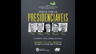 Salário STF  Fórum Debate Presidenciáveis Jovem Pan IFL [upl. by Graehme]