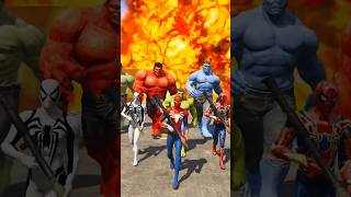 SPIDERMAN SAVED HULK ARMY FROM VENOM AND ABOMINATION shorts [upl. by Ariew]