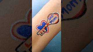 Papa tattoo design❤️ trending viral ytshorts satisfying shortvideo tattoo tatooart papa maa [upl. by Anderea]