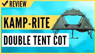 Kamp Rite Compact Double Tent Cot Review [upl. by Attikin]