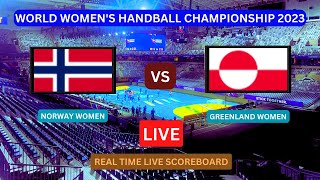 Norway Vs Greenland LIVE Score UPDATE Today World Womens Handball Championship Match Nov 29 2023 [upl. by Voltz]