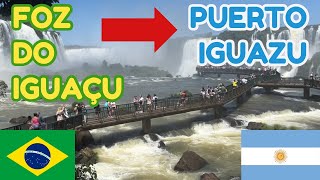 How to get from FOZ DO IGUAÇU 🇧🇷 to PUERTO IGUAZU 🇦🇷 [upl. by Harli]