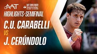 Highlights SEMIFINAL AAT Challenger Santander Villa María  UGO CARABELLI vs Juan Manuel CERÚNDOLO [upl. by Ettener]