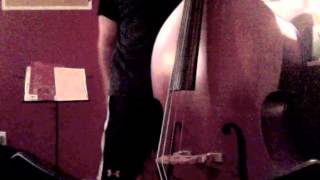 The QUADRUPLE SLAP Doublebass Contrabajo Kontrabass Contrebasse [upl. by Ramas]