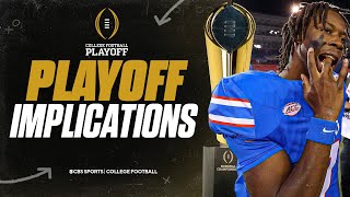 College Football Playoff Implications Will title game losers be PUNISHED by CFP committee [upl. by Corin]