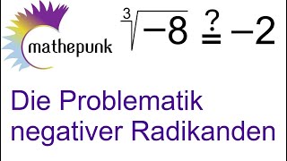 Die Problematik negativer Radikanden [upl. by Kiraa]