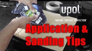 U Pol Glaze Spot Putty Application amp Sanding Tips Before You Paint Your Car [upl. by Enalda803]