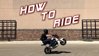 How to Ride a Honda Grom  Beginners Guide [upl. by Khajeh584]