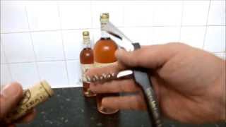 HOW TO OPEN A MAGNUM OF WINE WITH A WAITERS FREIND CORKSCREW [upl. by Llenor881]