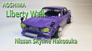 Aoshima Liberty Walk Nissan Skyline Hakosuka BUILD [upl. by Biernat]