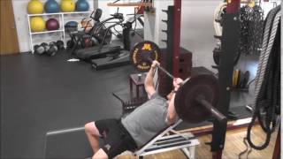 Incline Bench Press Eccentric [upl. by Htiekal]