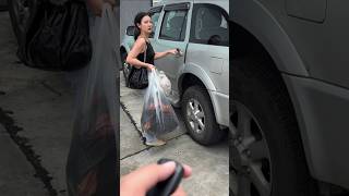 Why is the car door not opening😨funny shorts comedy viralshort ytshorts trend [upl. by Eirruc]