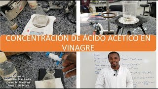 Experimento  Cálculo de Concentración de Ácido Acético en Vinagre Comercial  Titulación ÁcidoBase [upl. by Culhert]