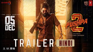 Pushpa 2 The Rule HINDI Trailer 2024  Allu Arjun Rashmika Fahadh  Sukumar [upl. by Templa]