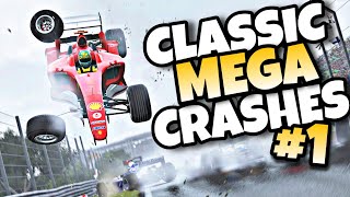 F1 2019 CLASSIC MEGA CRASHES [upl. by Belcher]