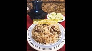 Beef biriyani gorur mangsher shada biriyani recipe in rice cooker [upl. by Zedekiah433]