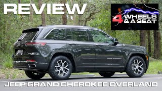 Luxury OffRoad 4X4  2024 Jeep Grand Cherokee Overland Review [upl. by Jenesia101]