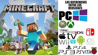 Las Diferencias entre las versiones de Minecraft 2018 [upl. by Peednam]