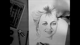 Wincey Willis Drawing By Nathan Wyburn [upl. by Llydnek]