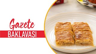 Gazete Baklavası Tarifi I Gazete Baklavası Nasıl Yapılır [upl. by Ramos117]