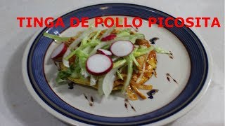 COMOHACER TINGA DE POLLO [upl. by Adore]