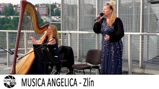 MUSICA ANGELICA  Koncert na střeše Zlín Baťův Institut 1062023 budova 14 bývalého areálu Svitu [upl. by Lamoureux728]