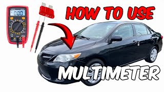 How Use a Multimeter To Check Your Fuses in Your Car [upl. by Tomlin]