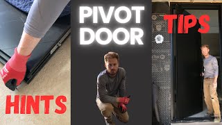 Pivot Door Installation  Instructions Hints and Tips [upl. by Roehm]