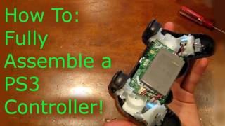 How To Fully Reassemble a Ps3 Controller [upl. by Bunow]