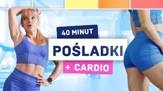 TRENING NA POŚLADKI  CARDIO W DOMU 🍑 PUPA JAK MARZENIE  WYZWANIE WRZEŚNIOWY COMEBACK 💜 [upl. by Akinak]