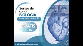 SORTEO DEL CANAL Gana el libro de Biologia [upl. by Idonah819]