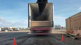 Loading Grain into Container  On Jobsite [upl. by Dweck473]