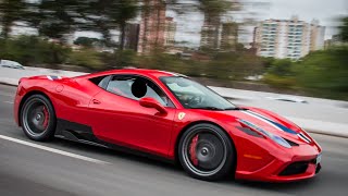 Ferrari 458 Speciale Exhaust Innotech hard acceleration in São Paulo João Vilkas [upl. by Erna]